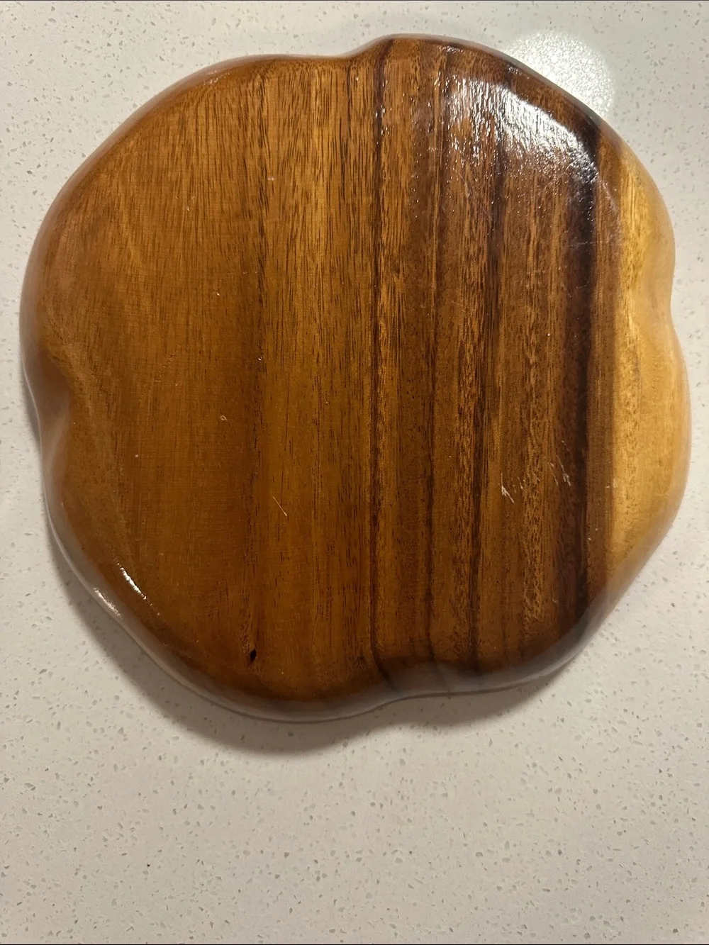 Wooden 5-Section Snack Serving Tray - Brown